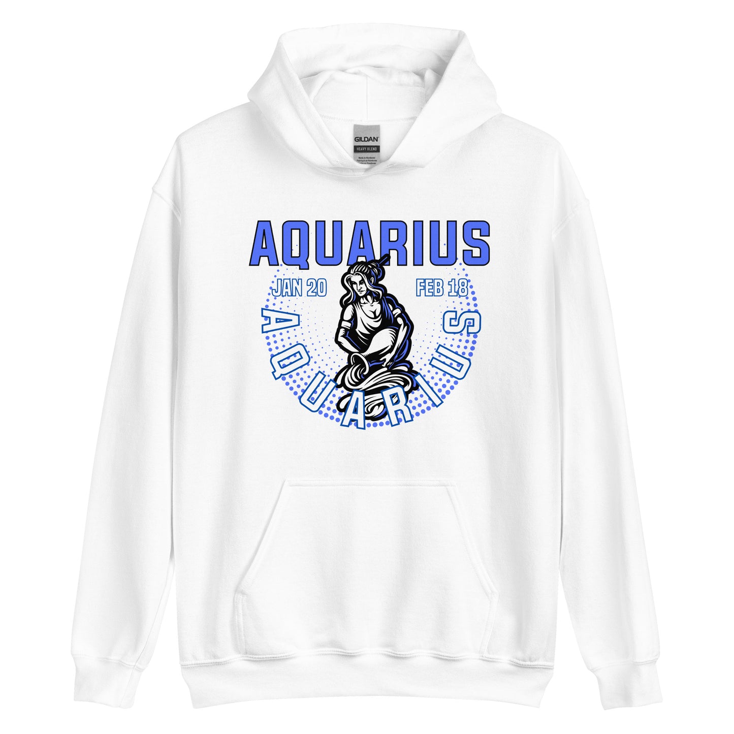 Aquarius Zodiac Sign Unisex Hoodie