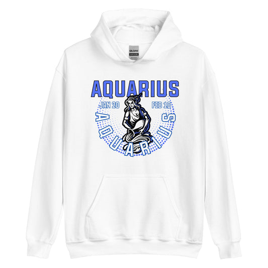 Aquarius Zodiac Sign Unisex Hoodie