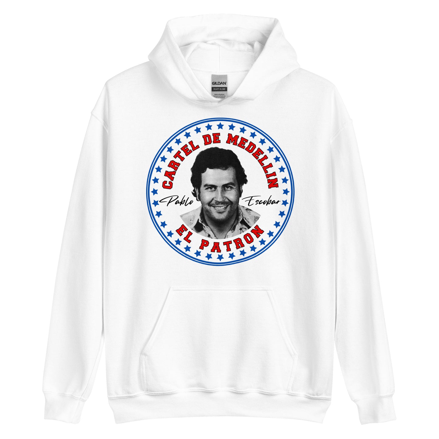 Pablo Escobar, El Patron, Cartel de Medellin Graphic Design Unisex Hoodie